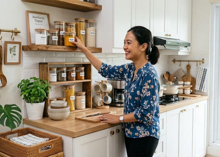 Tampak Rapi dan Estetik, Ini 6 Cara Mudah Menata Dapur