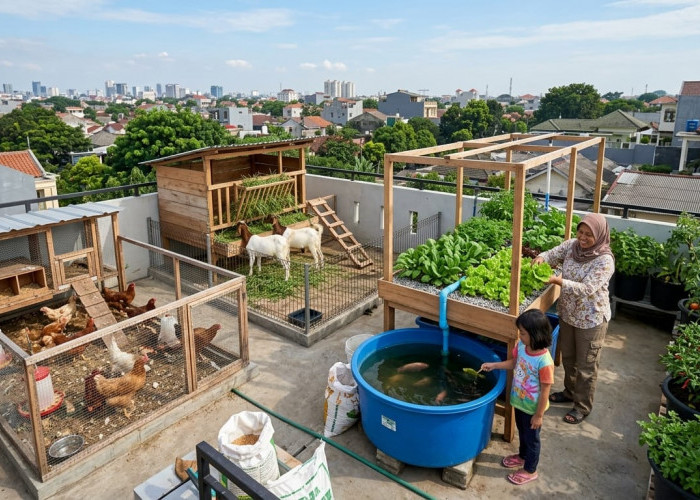 Produktif Tanpa Menganggu Lingkungan Sekitar, Ini 3 Ide Ternak di Dak Rumah Tidak Bau dan Kotor