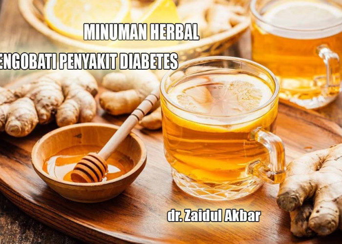 Mengobati Penyakit Diabetes, Kata dr Zaidul Akbar Cukup Minuman Herbal Ini Campur Madu dan Jahe Saja