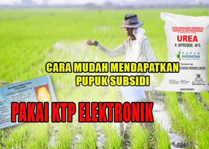 Pemerintah Permudah Petani Mendapatkan Pupuk Subsidi, Cukup Mengguakan KTP Elektronik!