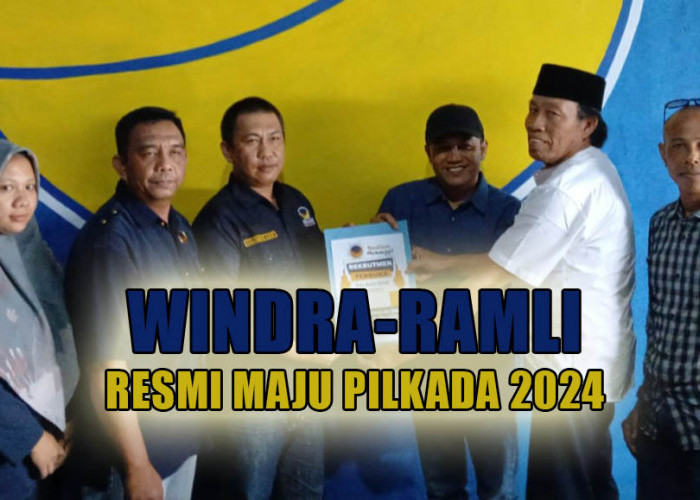 Kantongi 5 Kursi DPRD Kepahiang, Windra-Ramli 'Pinang' Nasdem Untuk Maju Pilkada 2024 Kabupaten Kepahiang