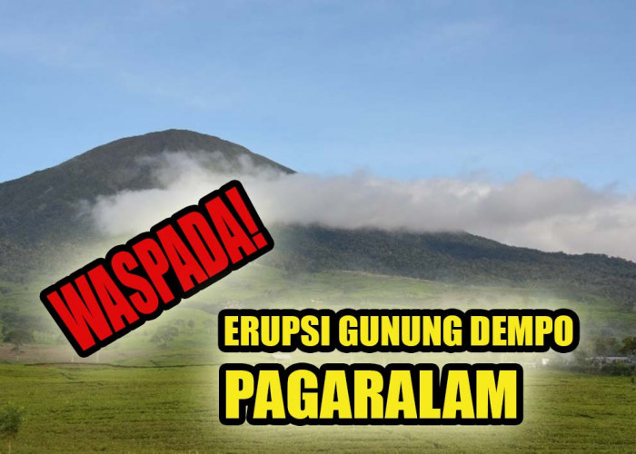 WASPADA! Erupsi Gunung Dempo Pagaralam Dengan Letupan Setinggi 2 Km, PVMBG Keluarkan Peringatan!