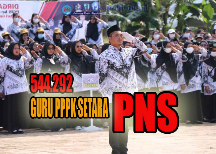 Sebanyak 544.292 Guru PPPK Akhirnya Setara PNS, Kontrak Guru PPPK Dihapuskan Menjadi Sousinya!