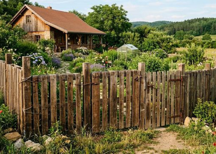 5 Ide Pagar Rumah Estetik dari Kayu Palet Bekas yang Estetik dan Ramah Lingkungan