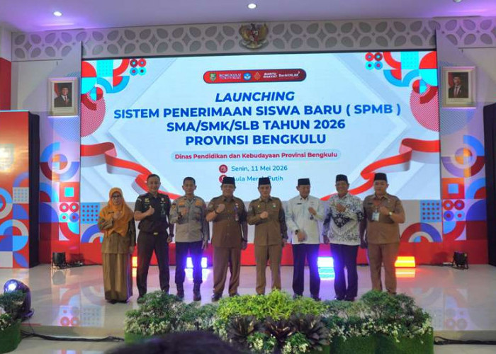 SPMB Bengkulu 2026/2027 Resmi Dibuka, Pemprov Pastikan Proses Masuk Sekolah Bebas Pungli dan Diskriminasi