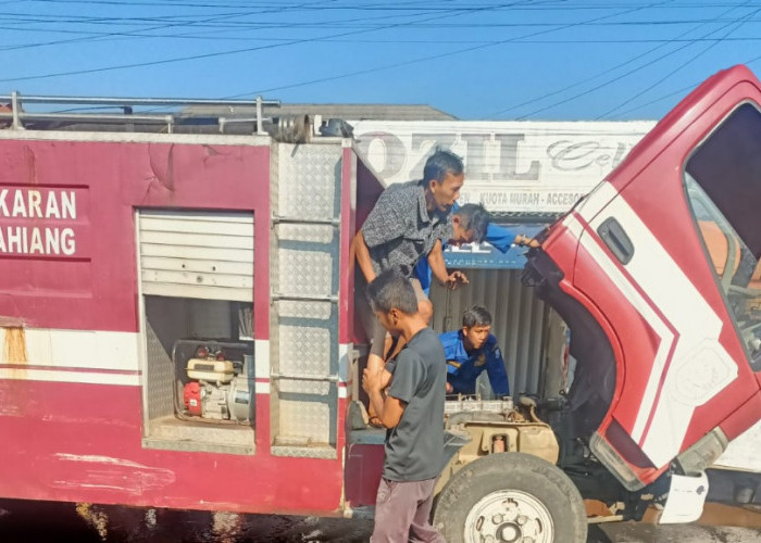 Mobil Damkar Kepahiang Mogok di Perjalanan Menuju Lokasi Kebakaran, Rusak Berat!