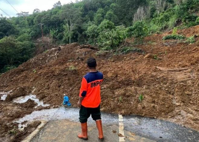 Terjadi 2 Titik Longsor di Kepahiang, Jalan Air Raman Longsor Susulan!