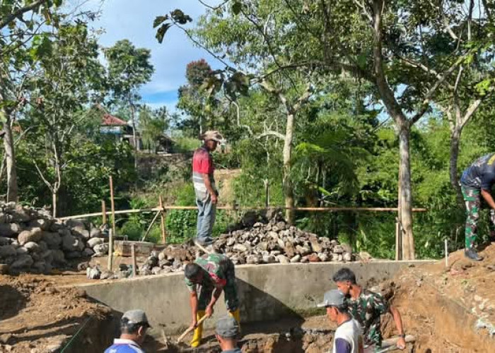 Akhir April, Segini Progres Pembangunan 2 Jembatan Gantung Garuda di Rejang Lebong