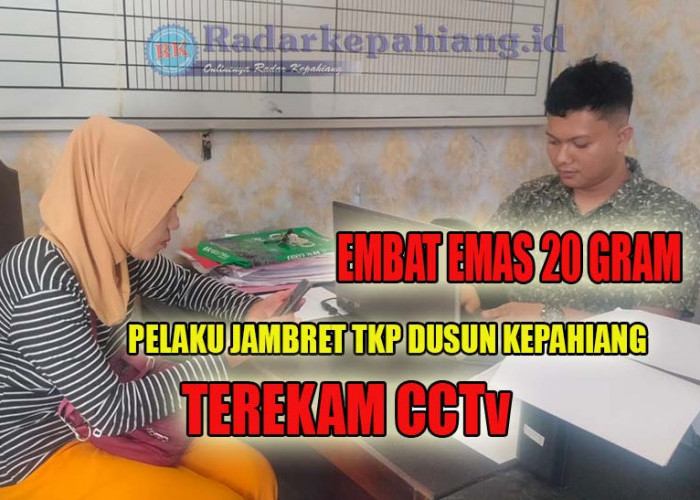 Embat Gelang Emas 20 Gram Pelaku Jambret TKP Dusun Kepahiang Terekam CCTv, Begini Kata Polisi!