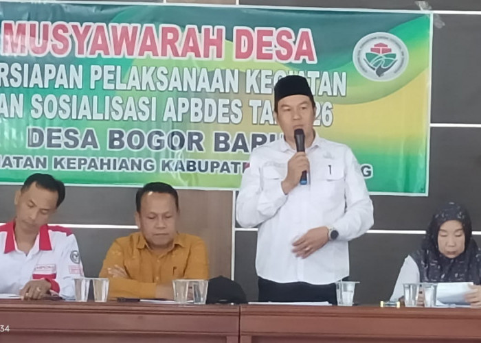 Camat Kepahiang Karyo Fauzan Minta Penggunaan DD Dipublikasikan