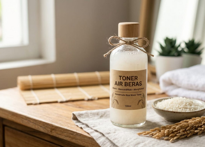 Kulit Cerah, Ini Cara Membuat Toner Air Beras dengan Mudah