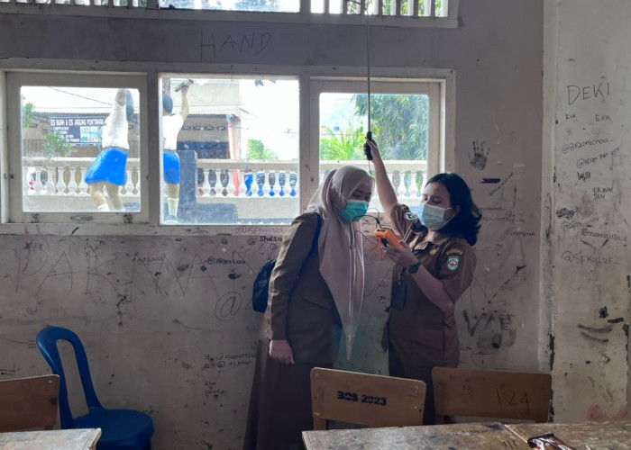 Cegah Dampak ISPA, SMPN 1 Kepahiang Kembali gelar KBM Tatap Muka dengan Pembatasan Jam Belajar