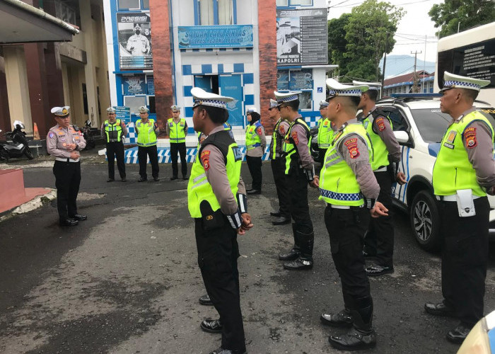 Pimpin Apel Perdana, Kasat Lantas Baru Polres Rejang Lebong Tekankan Soliditas dan Pelayanan Prima