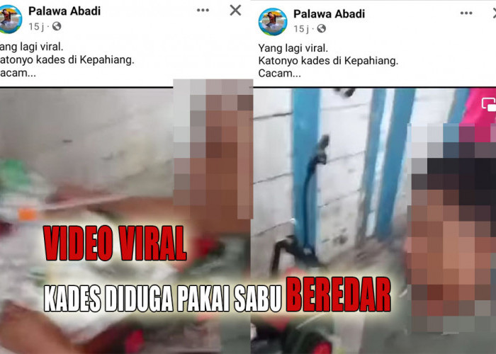 VIRAL! Video Kades Diduga Pakai Sabu Beredar Luas di Media Sosial, Netizen: Proses Hukum