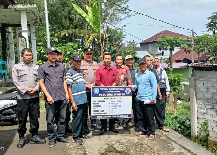 Realisasikan DD Tahun 2026, Desa Suro Muncar Gelar Titik Nol Pembangunan