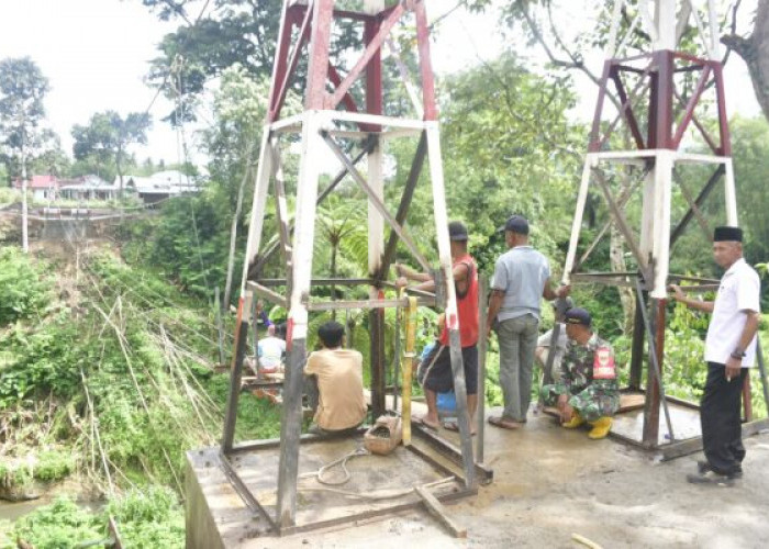 Pembangunan Jembatan Garuda Rejang Lebong Capai 80 Persen, Ditarget Rampung Pertengahan Mei