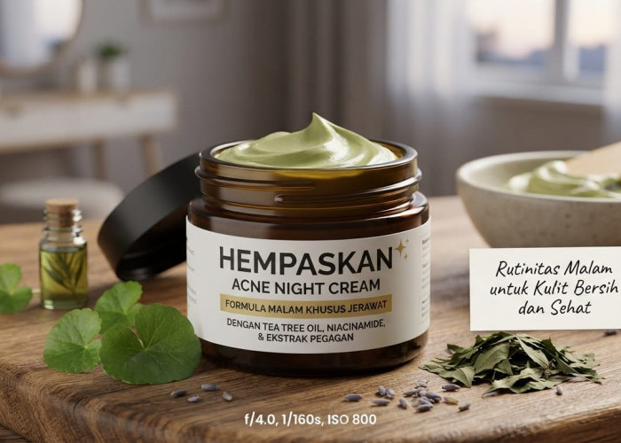 Hempas Bekas Jerawat, Ini 4 Night Cream Arbutin Wajah Auto Glowing