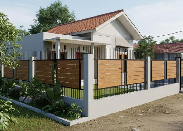 Tampilan Modern dan Fungasional, 5 Model Pagar Minimalis untuk Rumah Type 45 di Desa