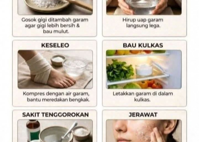 Bukan Cuma Penyedap Masakan, Ini Manfaat Lain Garam yang Jarang Orang Tahu 