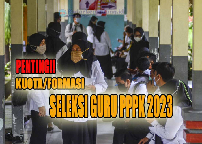 Info Penting Seleksi Guru PPPK 2023, Kemendikbudristek Beberkan Kebutuhan dan Sisa Formasi Guru PPPK 2023!