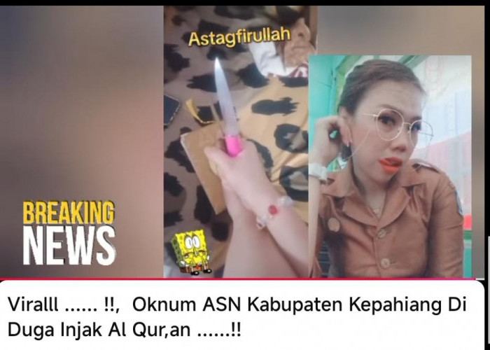 Viral! ASN Pemkab Kepahiang Diduga Injak Al-Qur'an, Sekda Instruksikan Inspektorat Telusuri Identitasnya