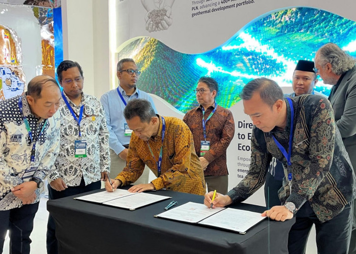 Pemkab Kepahiang Serius Dorong Pengembangan Energi Panas Bumi, Bupati Zurdi Nata Teken MoU di IIGCE 2026