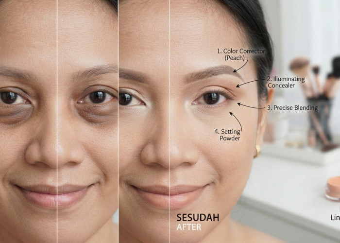 Wajah Terlihat Segar, Ini Trik Menyamarkan Kantung Mata Tanpa Makeup
