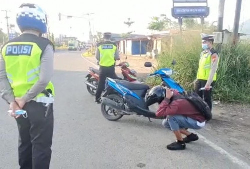 Diduga Gara-gara Polisi, Jalan Kepahiang - Curup Sepi