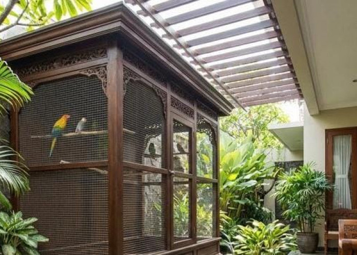 Perpaduan Gaya Modern dan Natural, 5 Model Teras dengan Kandang Burung