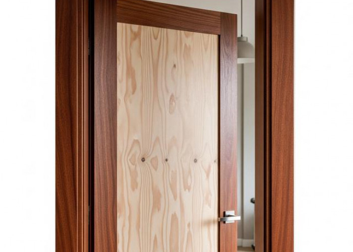 Solusi Murah tapi Tetap Elegan, 3 Model Pintu Rumah dari Triplek yang Awet dan Murah!