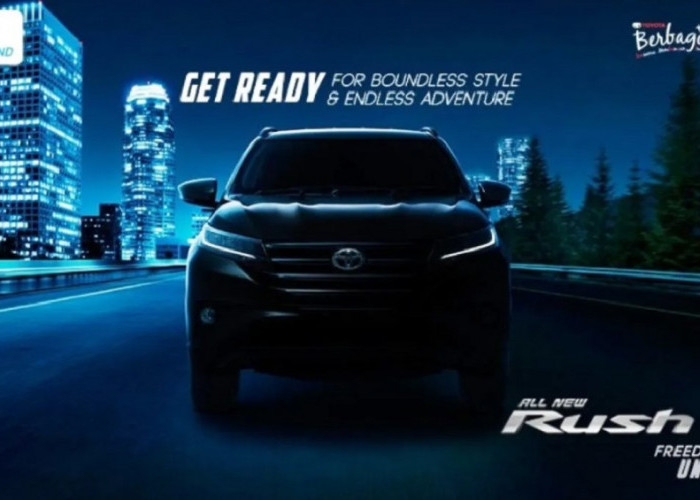 Toyota Resmi Meluncurkan All New Toyota Rush 2024, Kombinasi Gagah dan Futuristik!