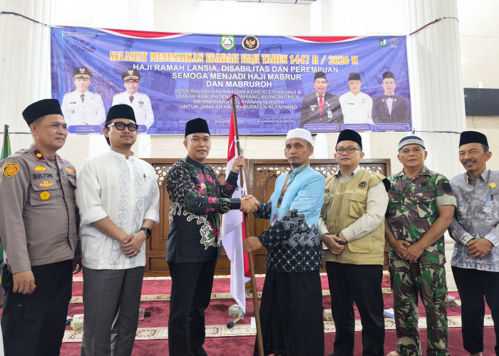 Lepas 29 Jemaah Haji, Bupati dan Kemenhaj Menitipkan Do'a untuk Kepahiang