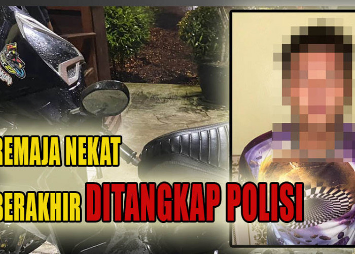 Maling Motor, Remaja Nekat Asal Selupu Rejang Ditangkap Polisi!