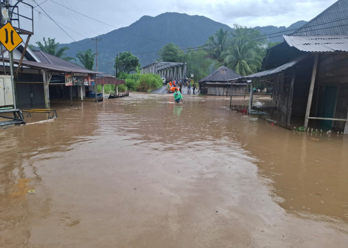 Lagi Kabupaten Lebong Dilanda Banjir, 4 Kecamatan Terdampak
