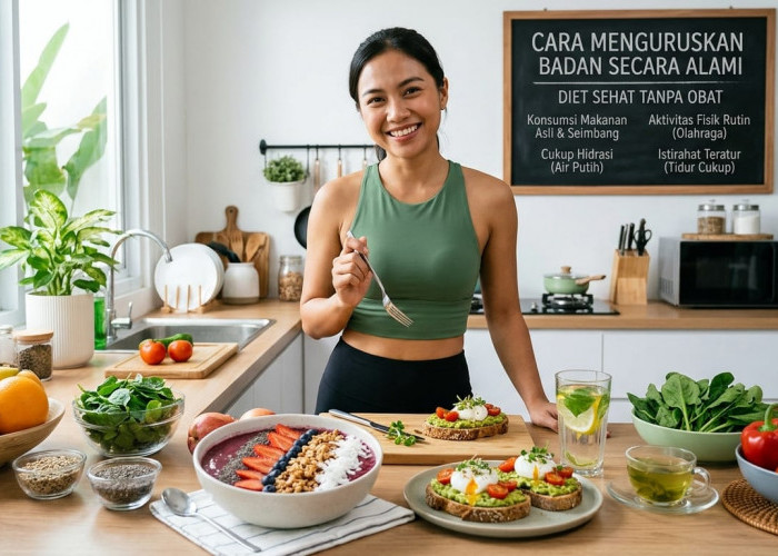 Diet Sehat Tanpa Obat, Begini Cara Menguruskan Badan Secara Alami
