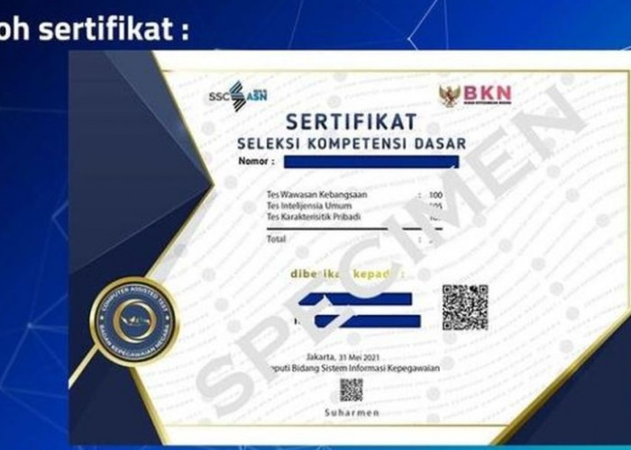 Tes Seleksi CPNS 2023, Begini Cara Mudah Cek Nilai dan Unduh Sertifikat yang Gampang dan Cepat