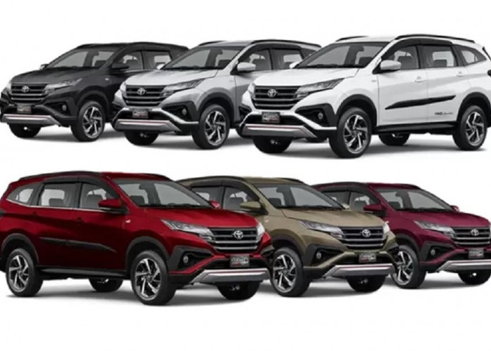 Pilih Warna Sesuai Selera, Inilah Varian Warna Toyota Rush 2024 Terbaru yang Bikin Mata Melotot