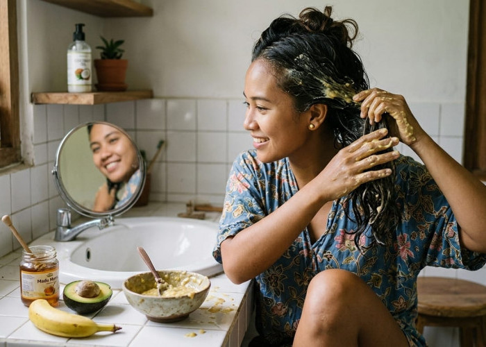 Melembapkan Rambut Kering dan Rusak, Ini 5 Cara Sederhana Menggunakan Kulit Pisang