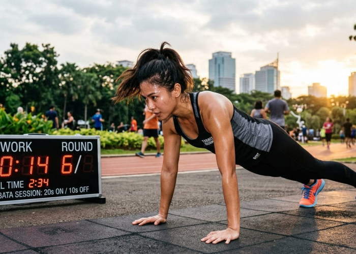 Latihan 4 Menit Saja, Bakar Lemak Tubuh Cepat dengan Teknik Tabata
