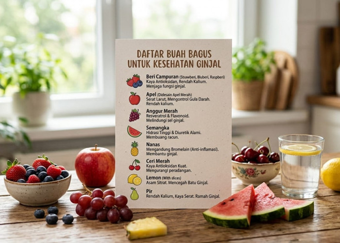 Cocok Dikonsumsi Rutin, Ini Daftar Buah yang Sangat Baik Untuk Kesehatan Ginjal
