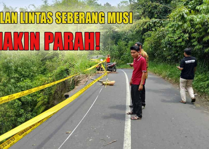 Jalan Lintas Seberang Musi Nyaris Amblas, PUPR Kepahiang: Makin Parah! 