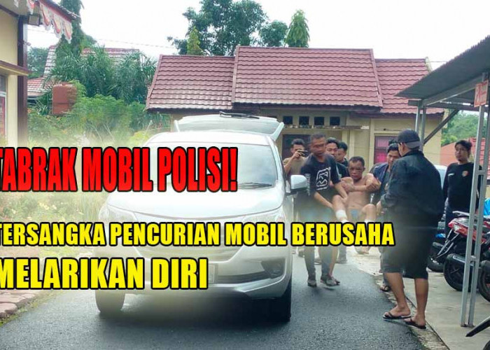 Timah Panas Bersarang di Kaki, Tabrak Mobil Polisi Tersangka Pencurian Mobil Masih Coba Melarikan Diri!