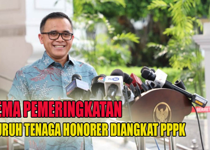 Melalui Skema Pemeringkatan, Semua Tenaga Honorer Berpeluang Diangkat PPPK!