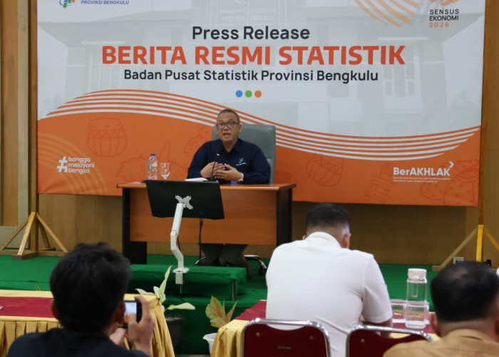 Neraca Dagang Bengkulu Surplus 7,53 Juta USD di Kuartal I 2026, Turun Tajam Dibanding 2025