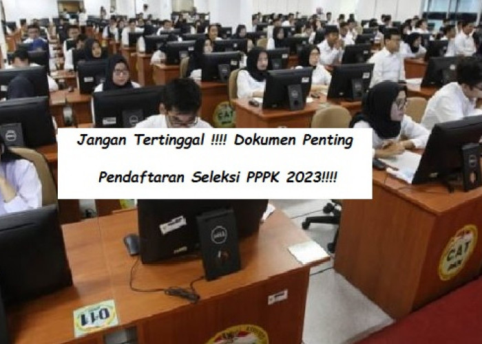 Awas Ketinggalan, Berikut Ini Dokumen Penting Persyaratan Pendaftaran Seleksi PPPK 2023!