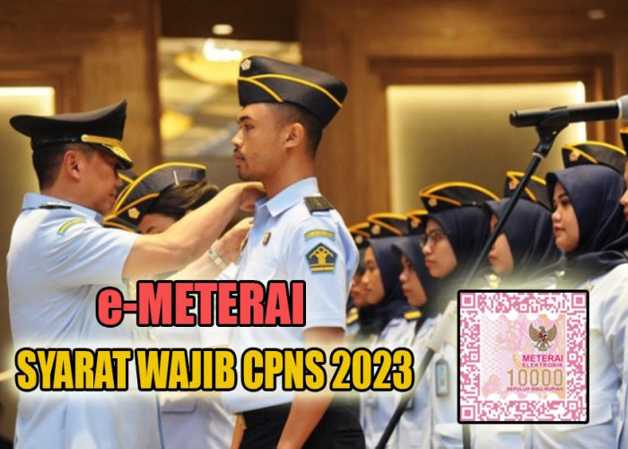 Wajib e-Meterai, Peserta Seleksi CPNS Formasi Polsuspas Kemenkumham 2023 Catat, Ini Link Pembelian E-Meterai 