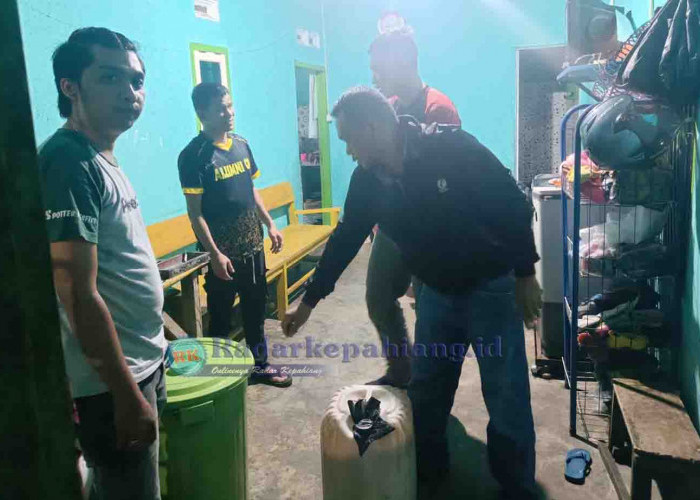 Ratusan Liter Tuak dan Puluhan Botol Miras Terjaring Ops Pekat Nala Polsek Kepahiang, Pipin: Kami Sita!!