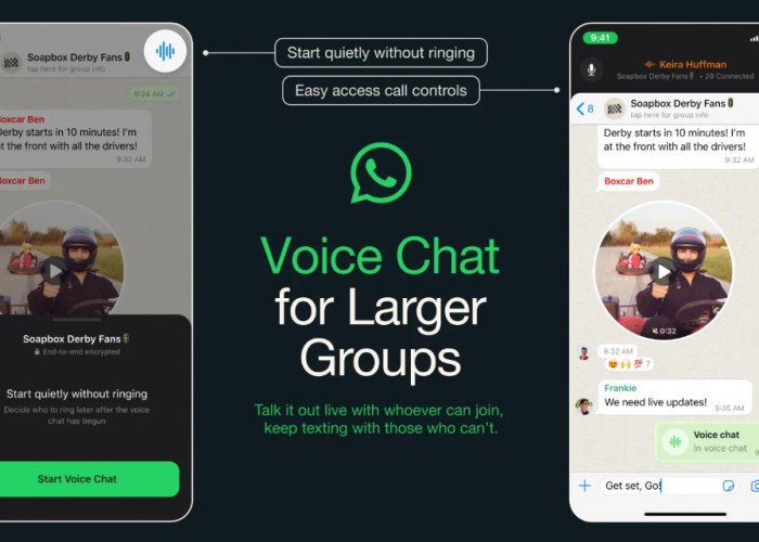 WhatsApp Rilis Fitur Voice Chat Grup, Bisa Ngobrol Ramai-Ramai!