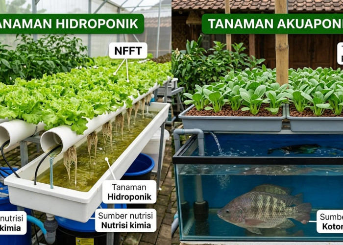 Mana yang Efisien untuk Lahan Sempit, Hidroponik vs Aquaponik?