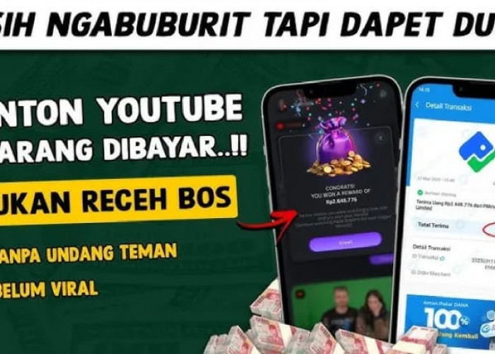 Cuma Nonton Video Dibayar Ratusan Ribu, Wajib Coba Aplikasi Penghasil Uang Ini!